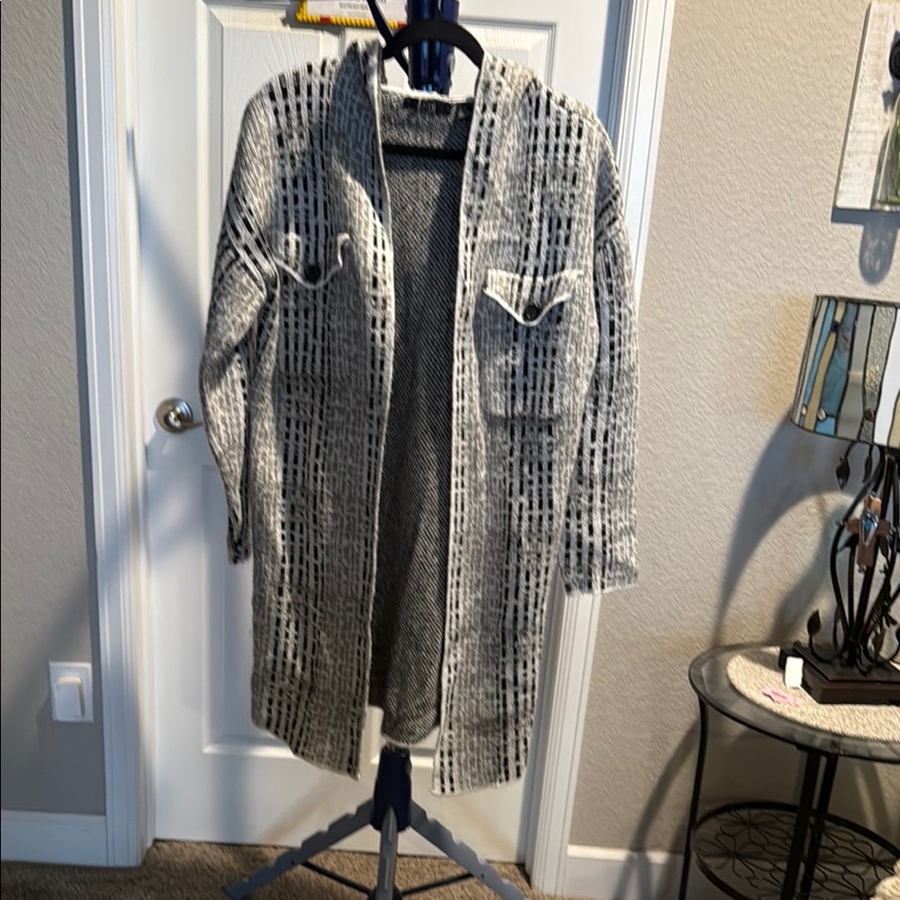 Love Ever After Knit Cardigan Sweater coat. Size Small
